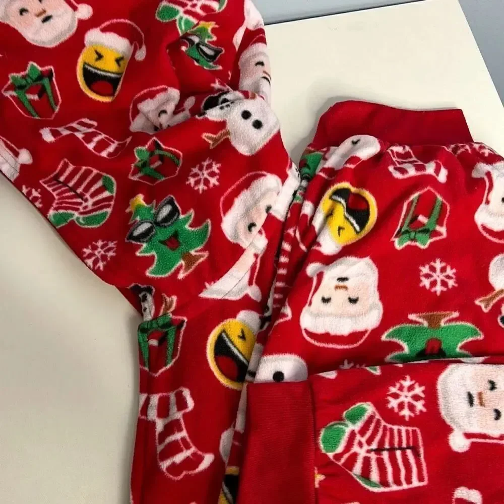 Adult Christmas Fleece Hooded One Piece Outfit xxL